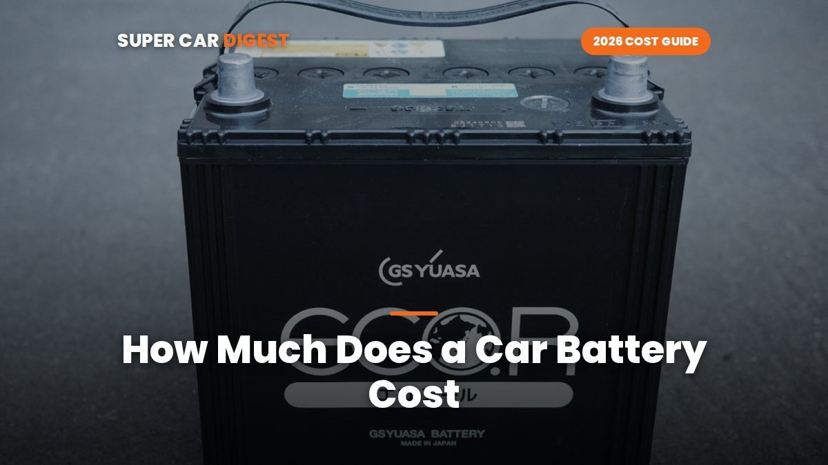 How Much Does a Car Battery Cost in 2026? Price Guide