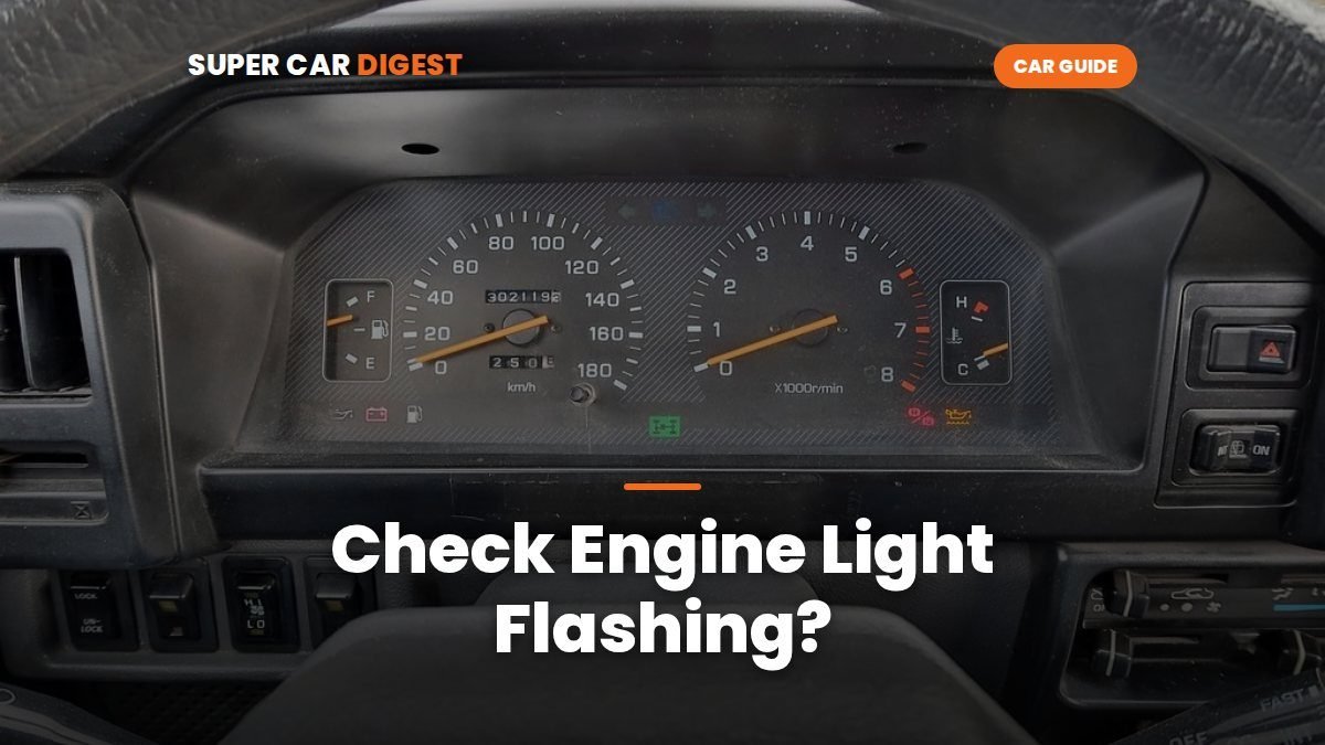 Check Engine Light Flashing? Causes, Costs and What to Do
