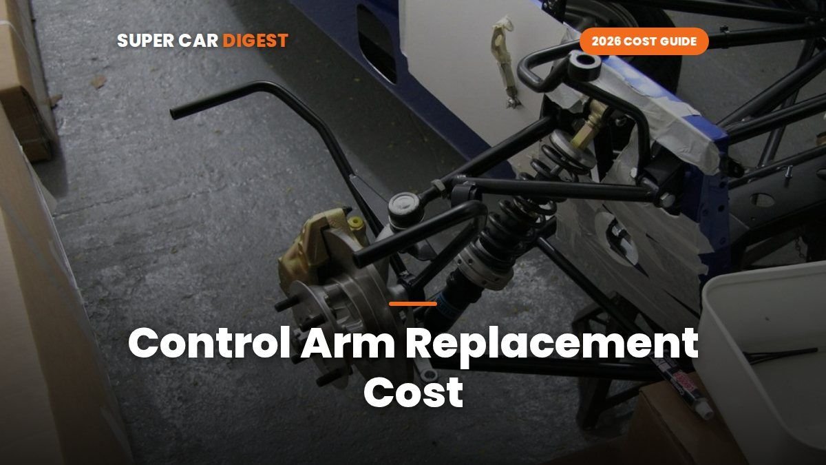 Control Arm Replacement Cost in 2026: Upper, Lower, Bushings