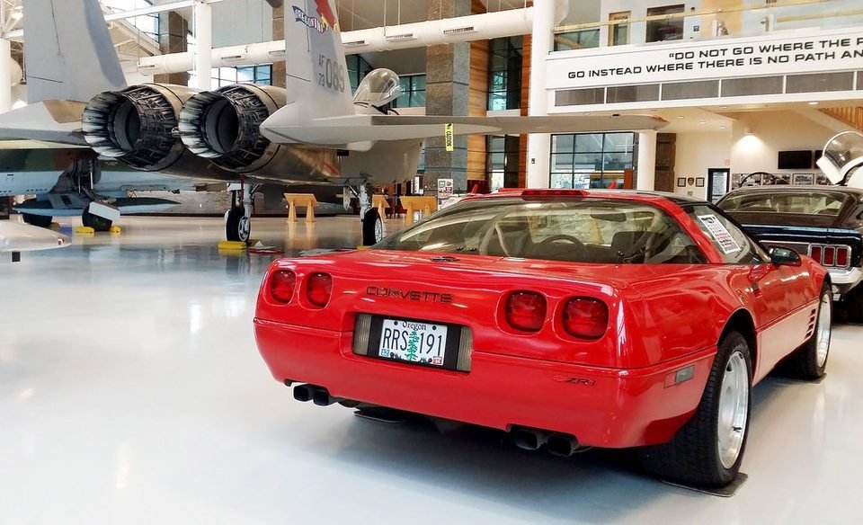 Rear-wheel-drive sports car, the kind of layout that uses a drive shaft to send power to the rear axle