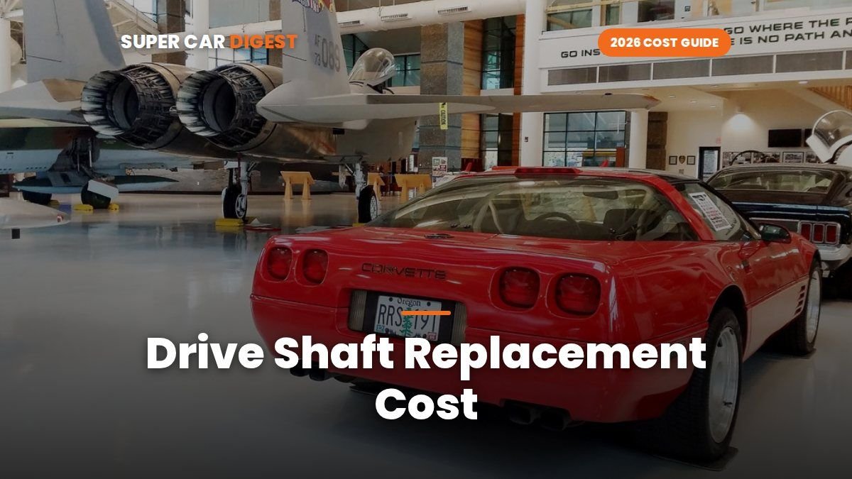 Drive Shaft Replacement Cost in 2026: Shaft and U-Joints
