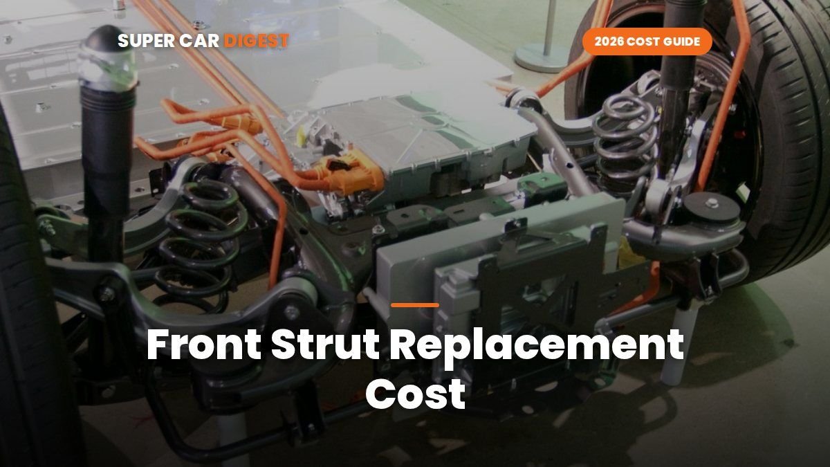 Front Strut Replacement Cost in 2026: Pair, Parts, Labor