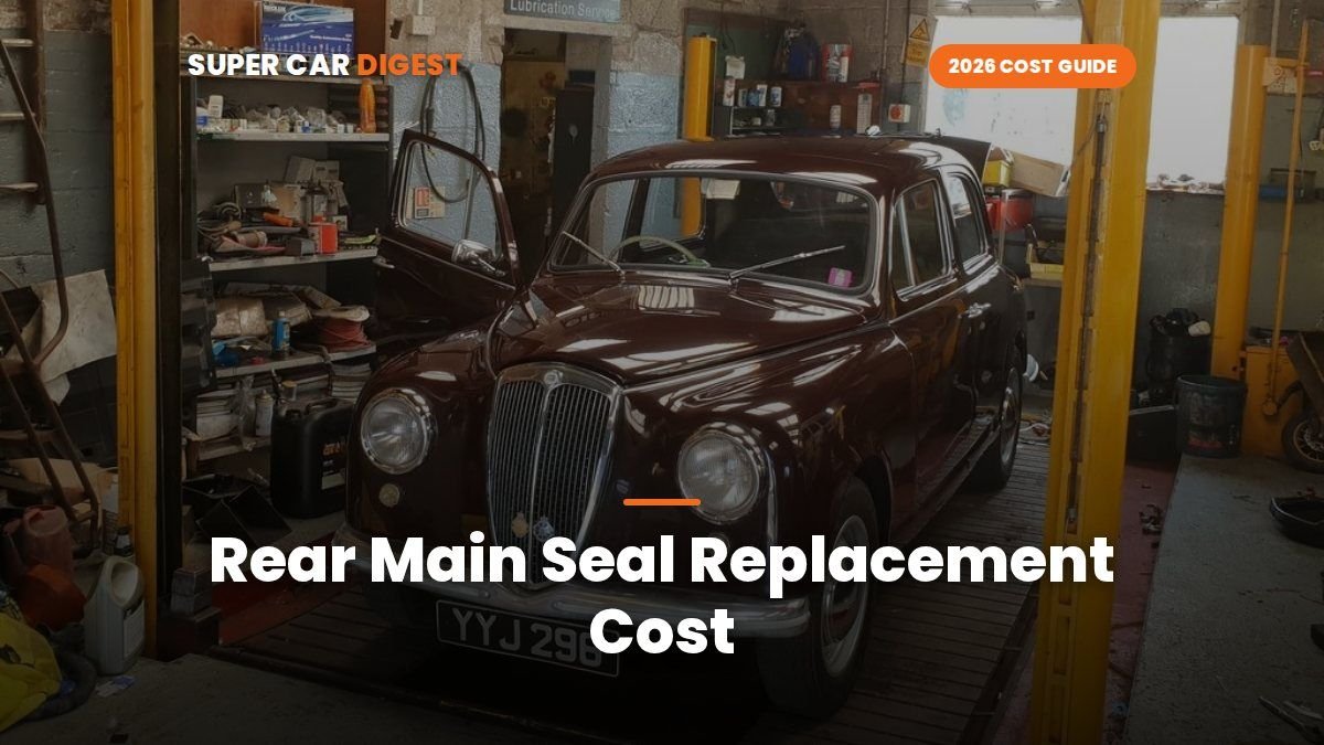 Rear Main Seal Replacement Cost in 2026: RWD, FWD and AWD