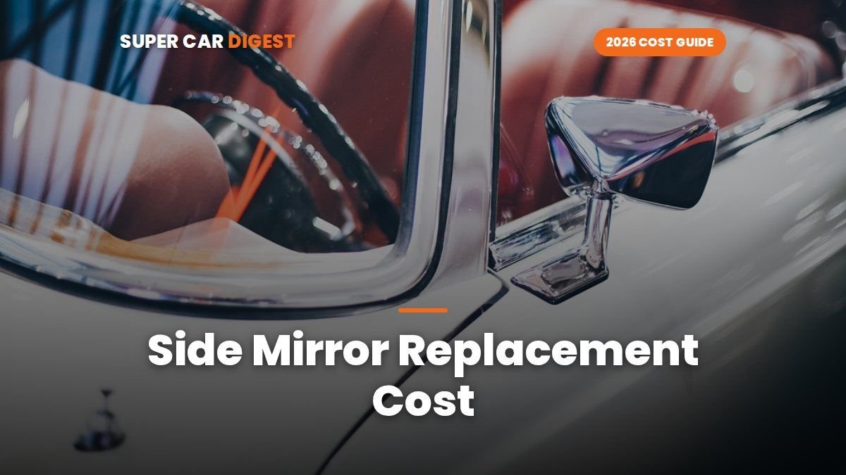 Side Mirror Replacement Cost in 2026: Glass vs Housing