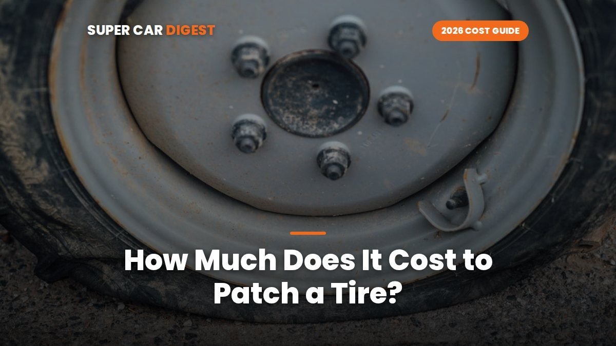 How Much Does It Cost to Patch a Tire? 2026 Prices