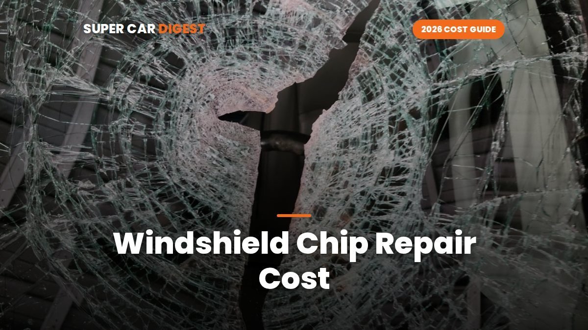 Windshield Chip Repair Cost in 2026: Chip, Crack, Insurance